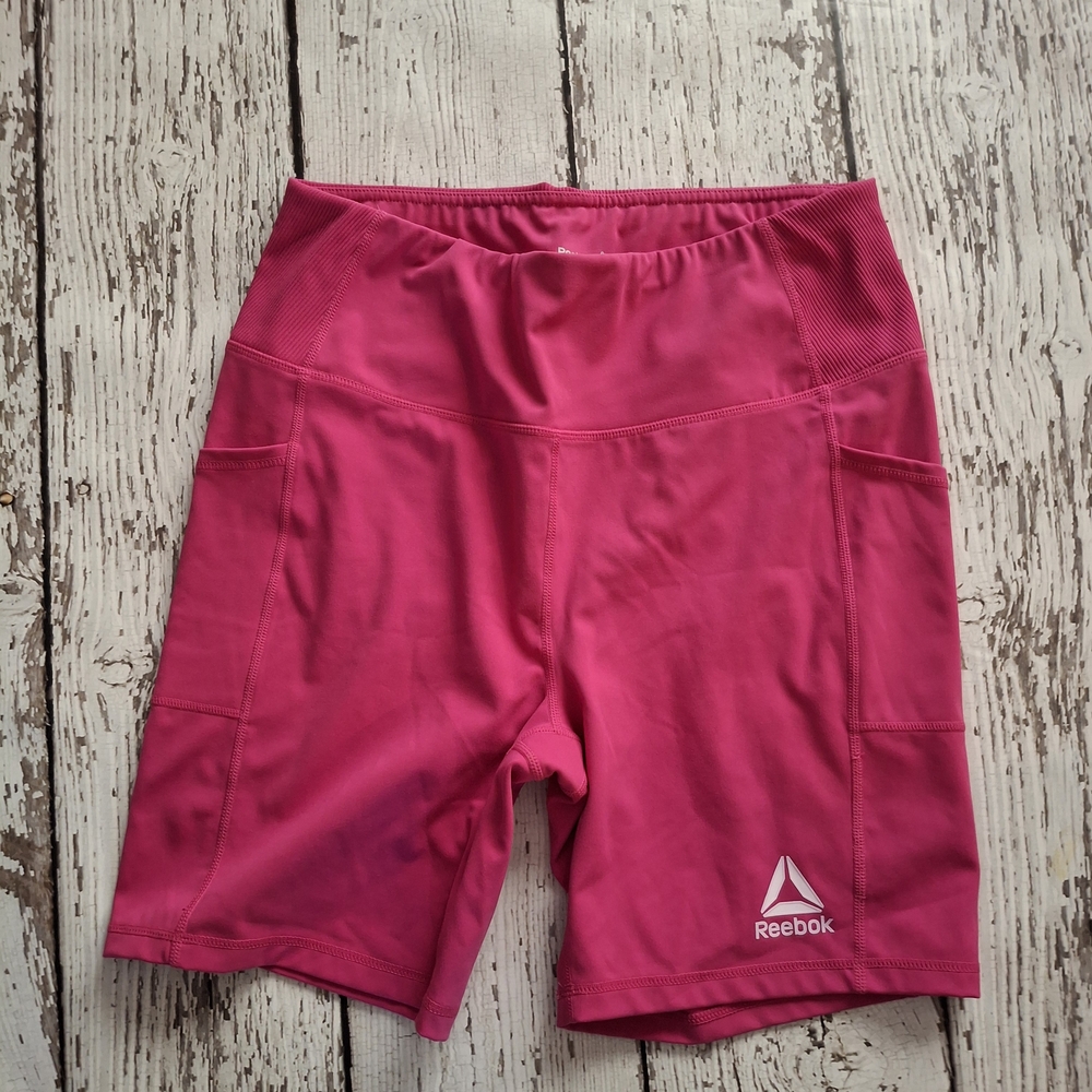 Reebok Women's Fuchsia Bike Shorts